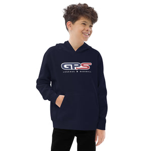 Navy GPS Youth fleece hoodie
