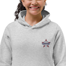 Women's embroidered eco fitted hoodie